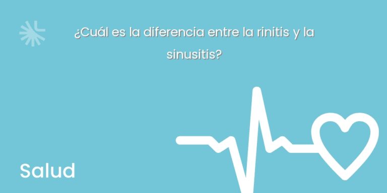¿Cuál es la diferencia entre la rinitis y la sinusitis?